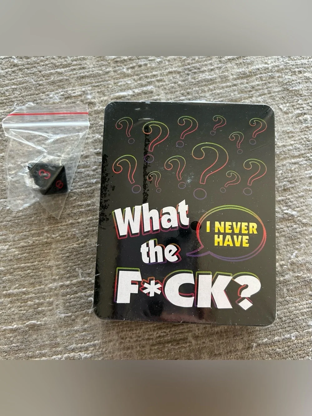 What the F*ck? I Never Have - Party Card Game (Black)
